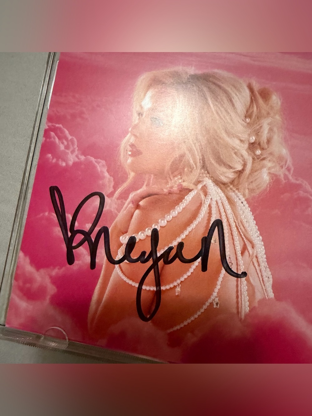megan moroney cloud 9 signed insert CD